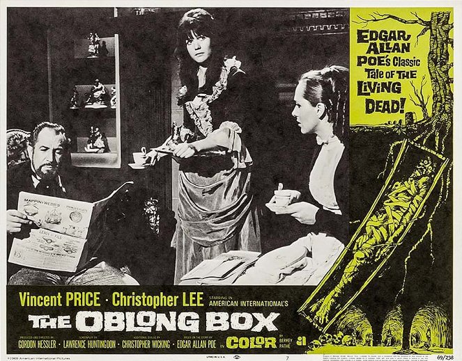 The Oblong Box - Lobby Cards - Vincent Price, Sally Geeson, Hilary Heath