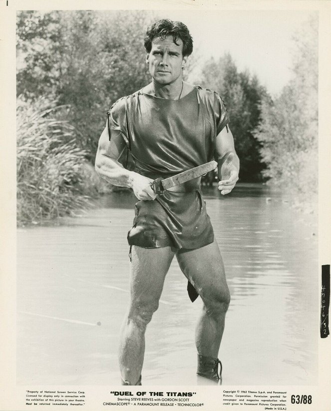 Duel of the Titans - Lobby Cards - Steve Reeves