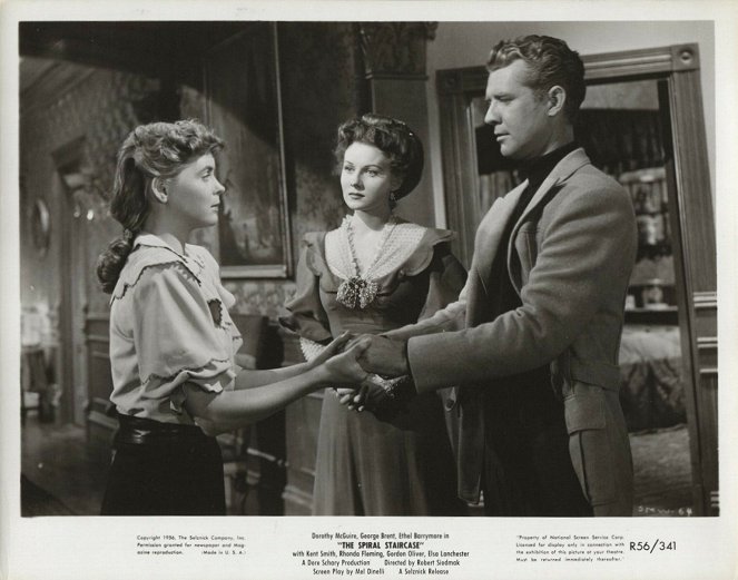 The Spiral Staircase - Lobby Cards - Dorothy McGuire, Rhonda Fleming, Gordon Oliver