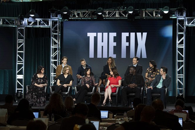 The Fix - Tapahtumista - The cast and executive producers of ABC’s “The Fix” addressed the press at the 2019 TCA Winter Press Tour, at The Langham Huntington, in Pasadena, California - Alex Saxon, Breckin Meyer, Merrin Dungey, Robin Tunney, Adewale Akinnuoye-Agbaje, Adam Rayner, Mouzam Makkar, Scott Cohen