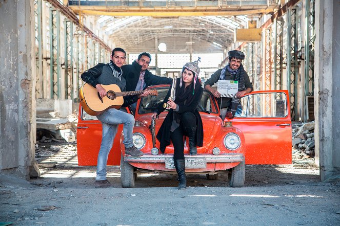 Kabullywood - Werbefoto - Mohammed Shaghasy, Omid Rawendah, Roya Heydari, Ghulam Reza Rajabi