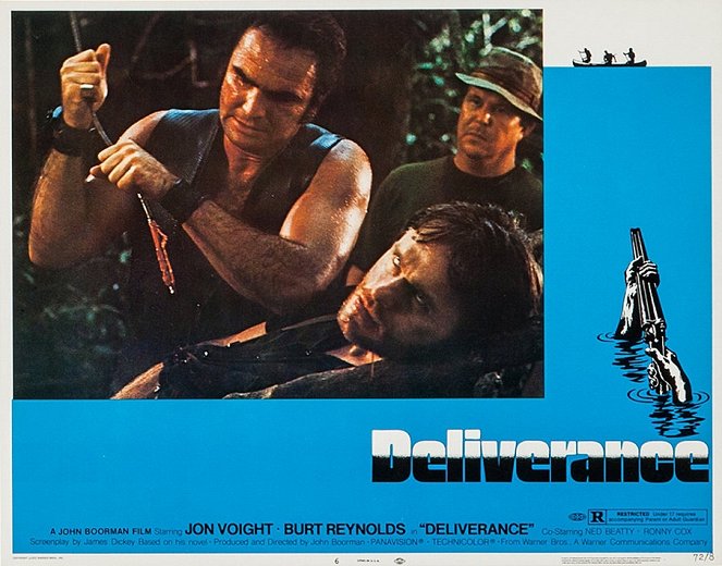 Deliverance - Lobbykaarten - Burt Reynolds, Bill McKinney, Ned Beatty