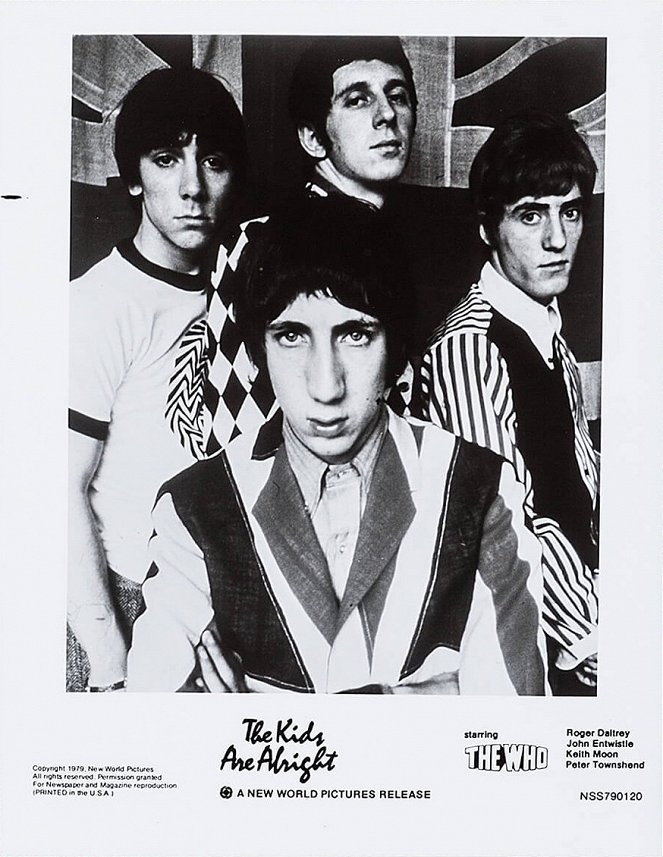 The Kids Are Alright - Fotocromos - Keith Moon, Pete Townshend, John Entwistle, Roger Daltrey