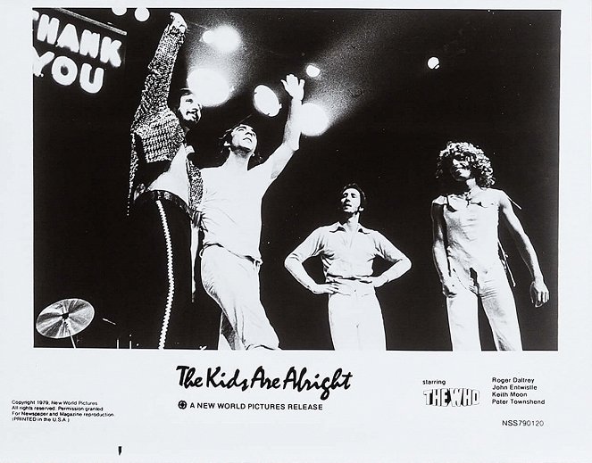 The Kids Are Alright - Fotocromos - John Entwistle, Keith Moon, Pete Townshend, Roger Daltrey