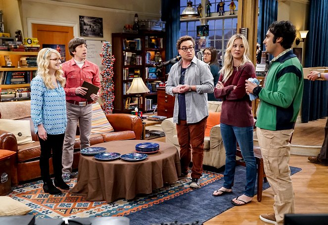 The Big Bang Theory - Season 12 - Die Vollzugs-Verweigerung - Filmfotos - Melissa Rauch, Simon Helberg, Johnny Galecki, Mayim Bialik, Kaley Cuoco, Kunal Nayyar