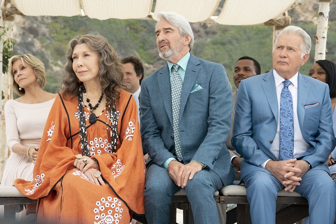 Grace és Frankie - Az esküvő - Filmfotók - Jane Fonda, Lily Tomlin, Sam Waterston, Martin Sheen