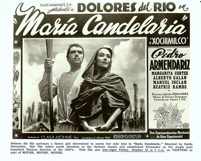María Candelaria - Lobbykaarten - Pedro Armendáriz, Dolores del Rio