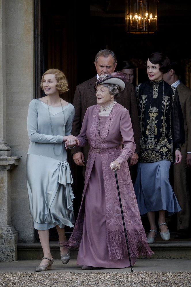 Downton Abbey - Van film - Laura Carmichael, Maggie Smith, Hugh Bonneville, Elizabeth McGovern