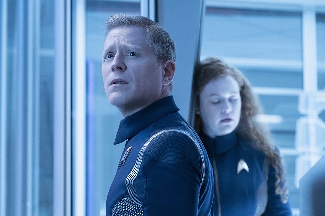 Star Trek: Discovery - An Obol for Charon - Photos - Anthony Rapp, Mary Wiseman