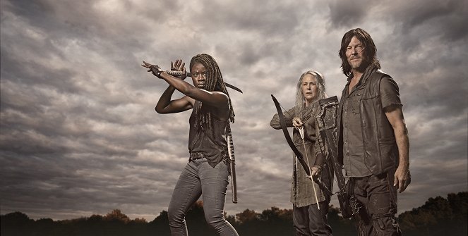 The Walking Dead - Season 9 - Werbefoto - Danai Gurira, Melissa McBride, Norman Reedus
