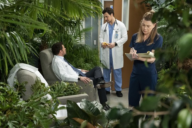 Grey's Anatomy - Die jungen Ärzte - Das blaue Zimmer - Filmfotos - Justin Chambers, Giacomo Gianniotti, Ellen Pompeo