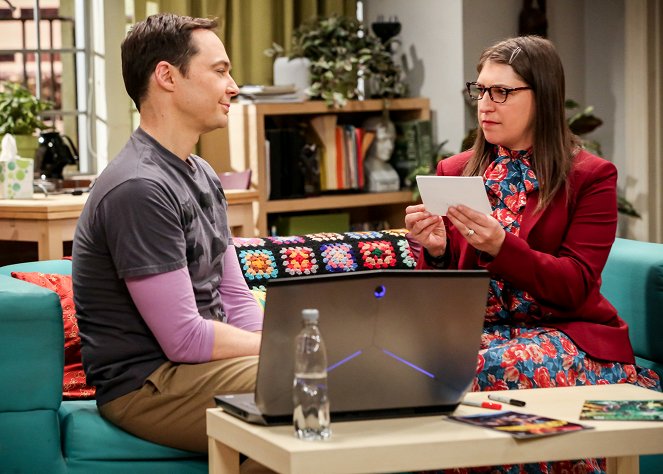 The Big Bang Theory - Die Paintball-Partnerkrisen - Filmfotos - Jim Parsons, Mayim Bialik