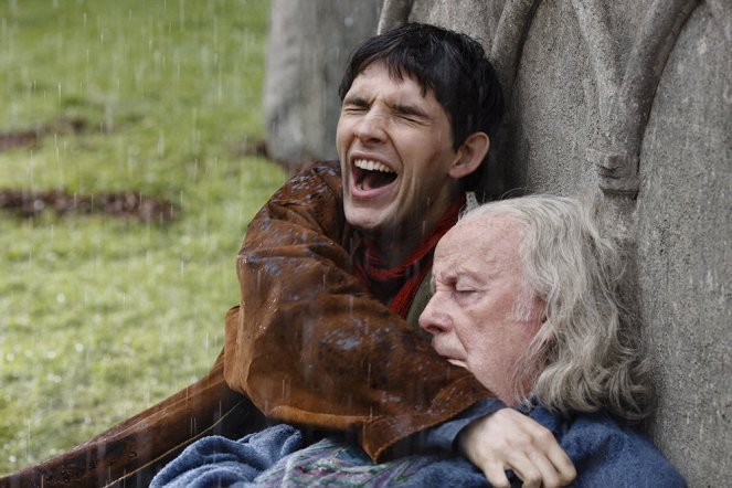 Merlin - Le Morte d'Arthur - Van film - Colin Morgan, Richard Wilson