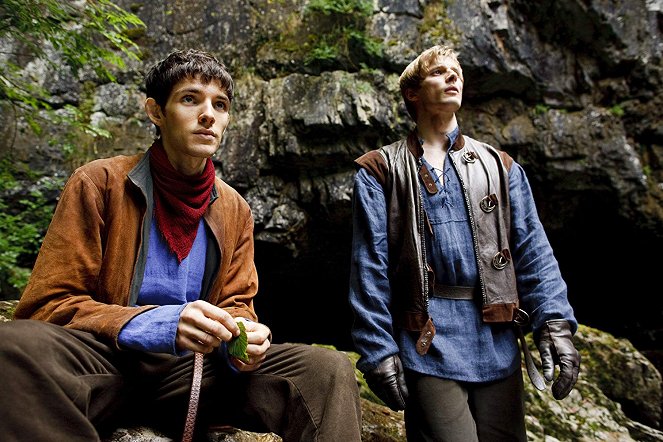 As Aventuras de Merlin - O último encantador de dragões - Do filme - Colin Morgan, Bradley James