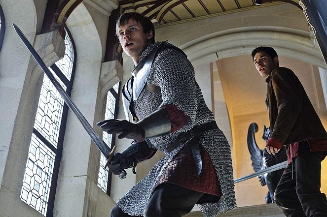 As Aventuras de Merlin - As lágrimas de Utter Pendragon - parte 2 - Do filme - Bradley James, Colin Morgan