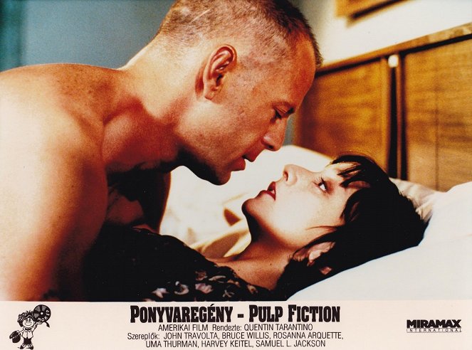 Ponyvaregény - Pulp Fiction - Vitrinfotók - Bruce Willis, Maria de Medeiros