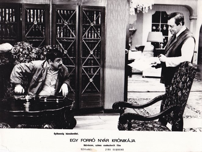 Kronika žhavého léta - Lobby Cards - Josef Vinklář, Martin Růžek