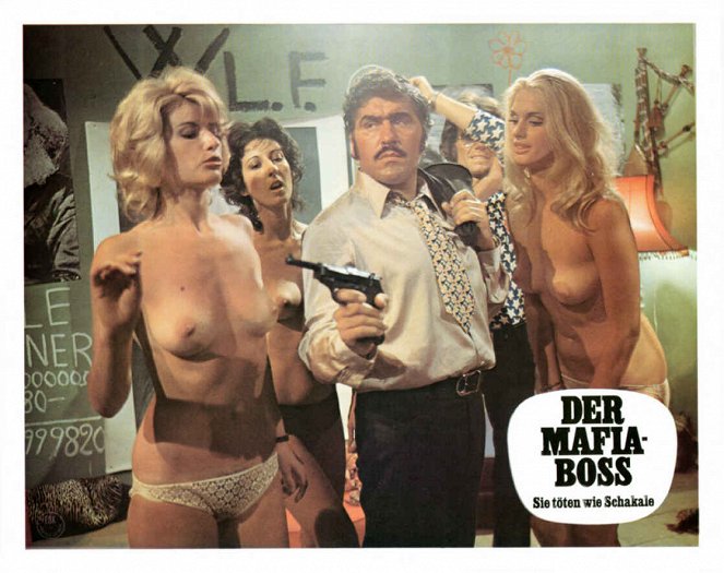 Der Mafiaboss - Sie töten wie Schakale - Lobbykarten - Mario Adorf