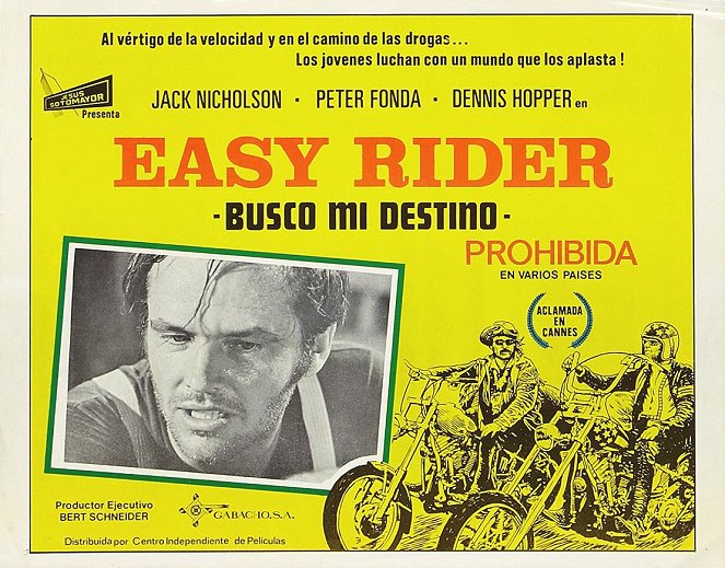 Easy Rider - Lobby karty - Jack Nicholson