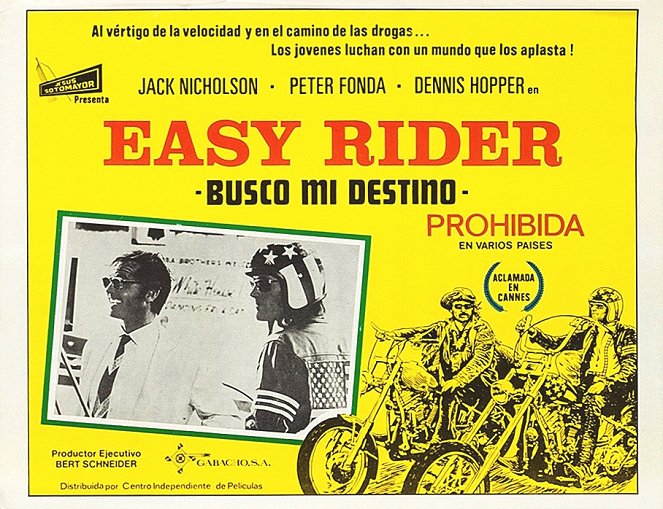 Easy Rider - Lobby karty - Jack Nicholson, Peter Fonda