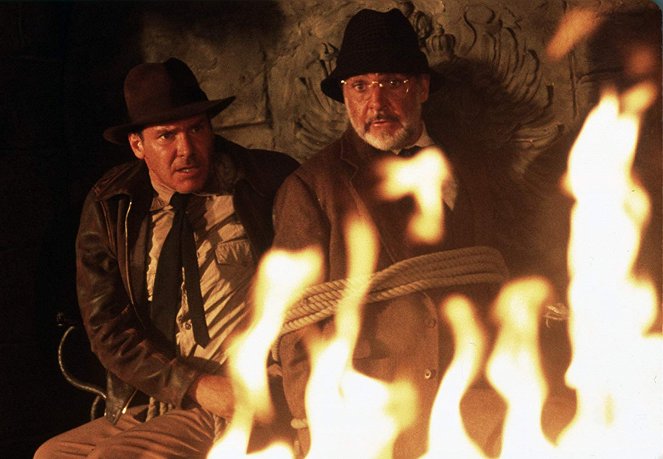Indiana Jones i ostatnia krucjata - Z filmu - Harrison Ford, Sean Connery