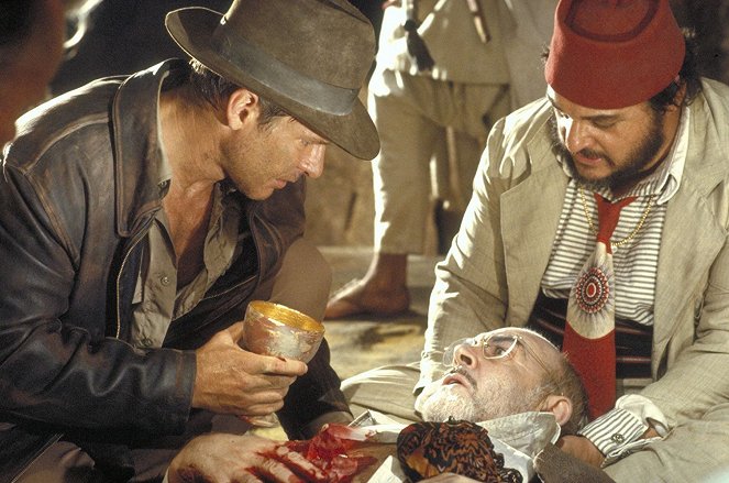 Indiana Jones i ostatnia krucjata - Z filmu - Harrison Ford, Sean Connery, John Rhys-Davies