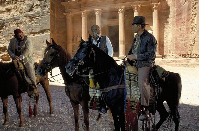 Indiana Jones und der letzte Kreuzzug - Filmfotos - John Rhys-Davies, Sean Connery, Harrison Ford