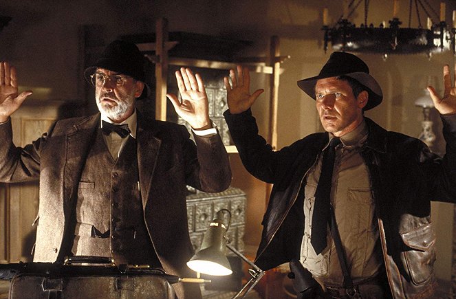 Indiana Jones i ostatnia krucjata - Z filmu - Sean Connery, Harrison Ford