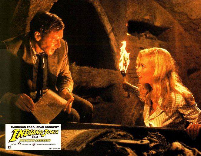 Indiana Jones et la Dernière Croisade - Cartes de lobby - Harrison Ford, Alison Doody