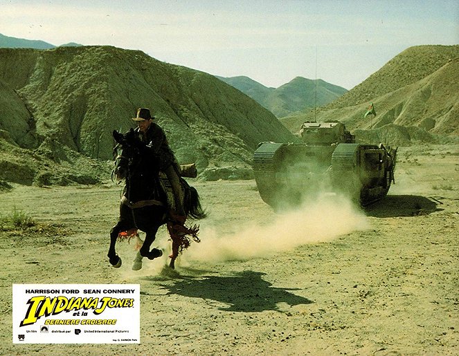 Indiana Jones and the Last Crusade - Lobbykaarten - Harrison Ford