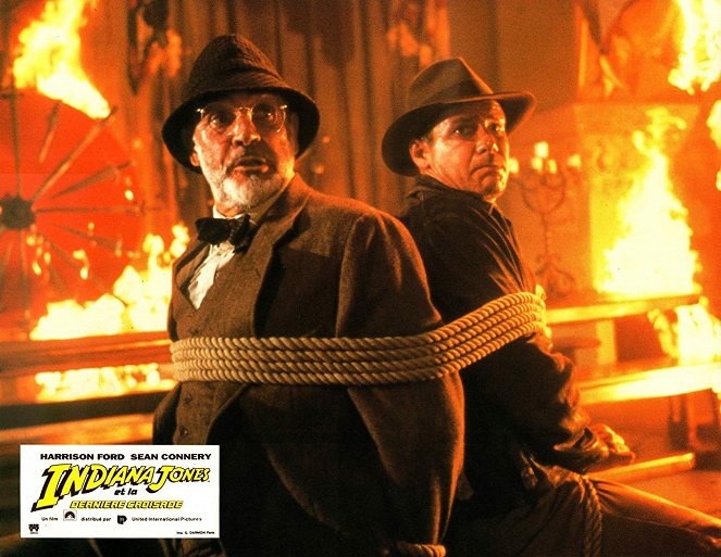 Indiana Jones i ostatnia krucjata - Lobby karty - Sean Connery, Harrison Ford