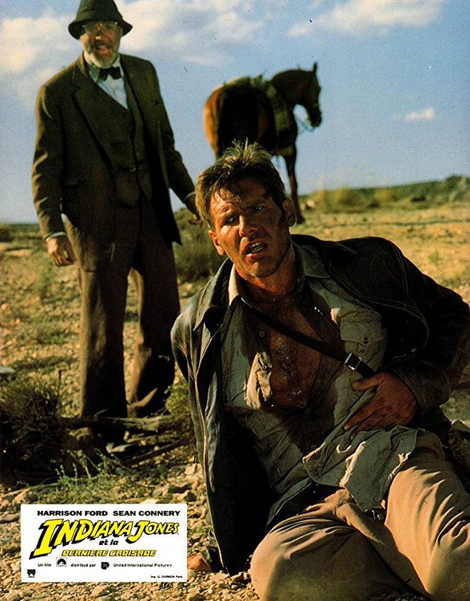 Indiana Jones und der letzte Kreuzzug - Lobbykarten - Sean Connery, Harrison Ford