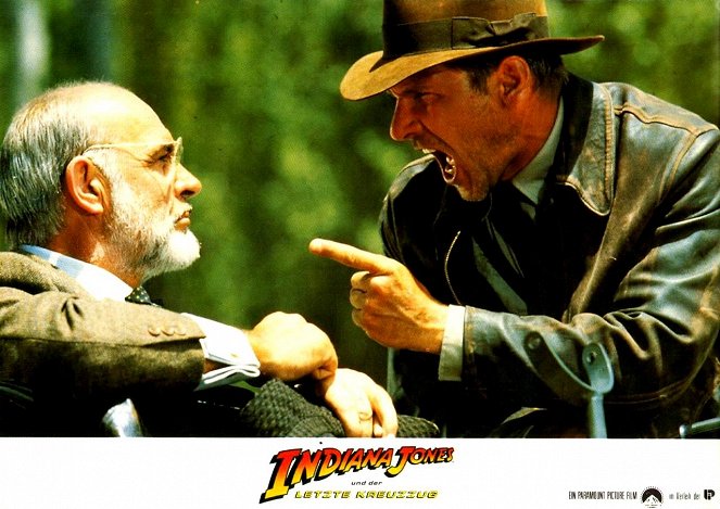 Indiana Jones ja viimeinen ristiretki - Mainoskuvat - Sean Connery, Harrison Ford