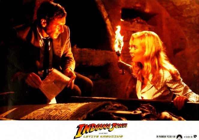 Indiana Jones und der letzte Kreuzzug - Lobbykarten - Harrison Ford, Alison Doody