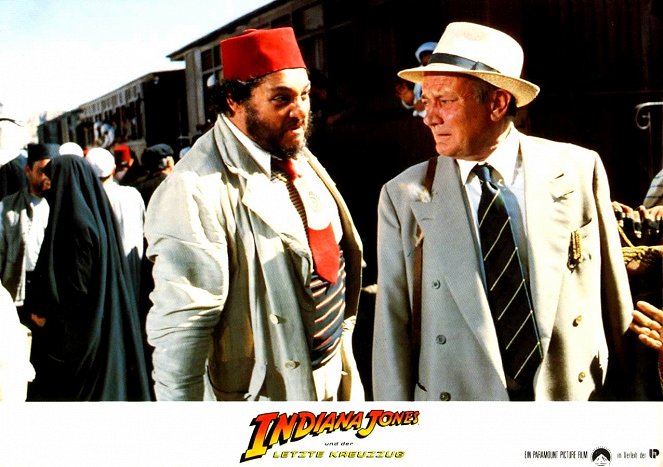 Indiana Jones und der letzte Kreuzzug - Lobbykarten - John Rhys-Davies, Denholm Elliott
