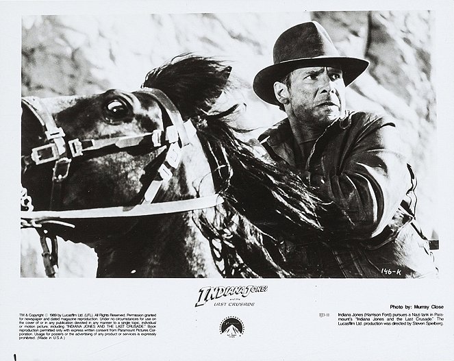Indiana Jones and the Last Crusade - Lobbykaarten - Harrison Ford