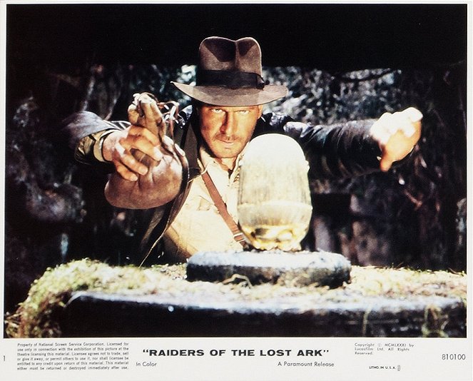 Raiders of the Lost Ark - Lobbykaarten - Harrison Ford