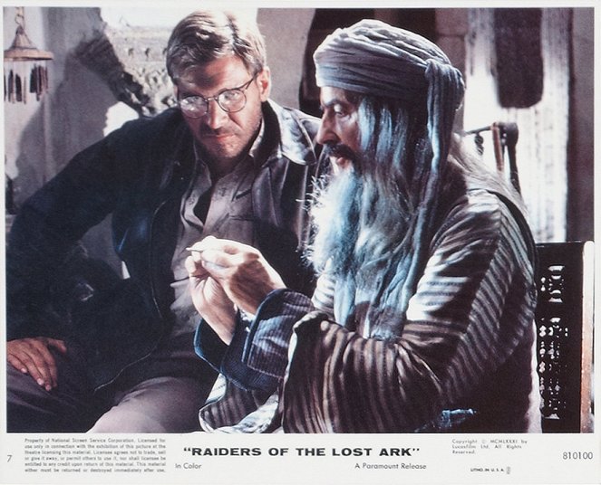 Poszukiwacze zaginionej arki - Lobby karty - Harrison Ford, Tutte Lemkow