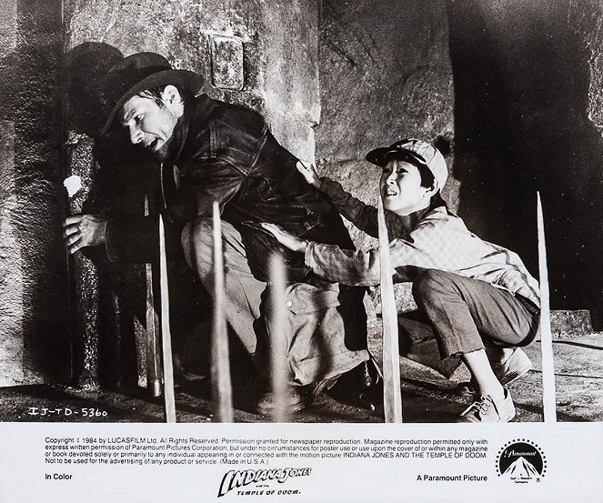 Indiana Jones and the Temple of Doom - Lobby Cards - Harrison Ford, Ke Huy Quan