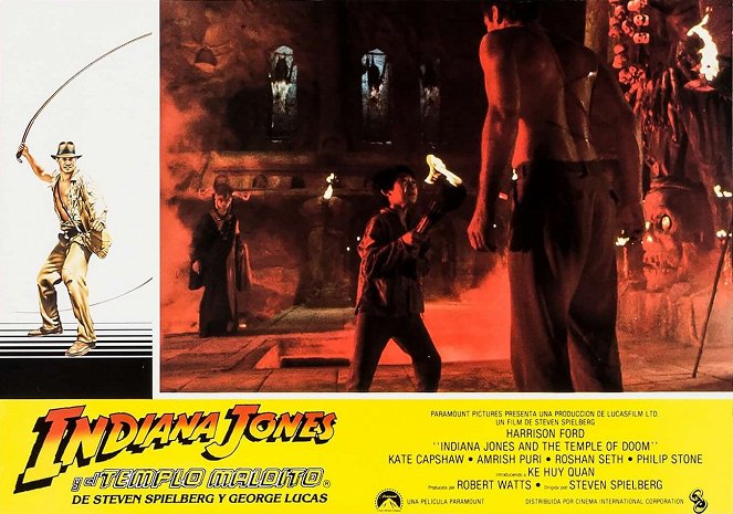 Indiana Jones und der Tempel des Todes - Lobbykarten - Amrish Puri, Ke Huy Quan
