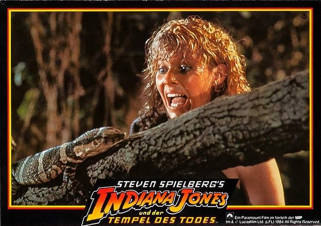 Indiana Jones et le Temple maudit - Cartes de lobby - Kate Capshaw