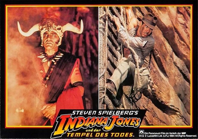 Indiana Jones és a Végzet Temploma - Vitrinfotók - Amrish Puri, Harrison Ford