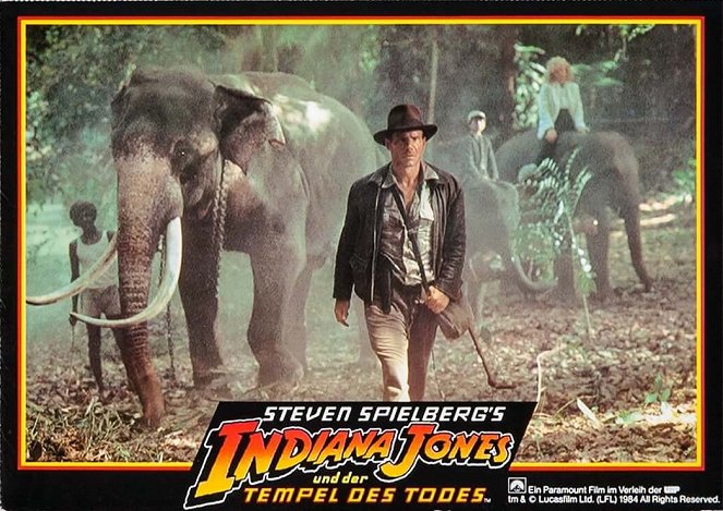 Indiana Jones i Świątynia Zagłady - Lobby karty - Harrison Ford