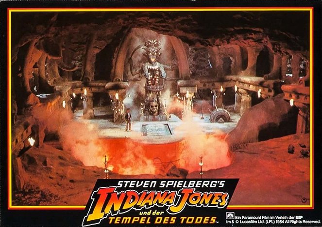 Indiana Jones et le Temple maudit - Cartes de lobby