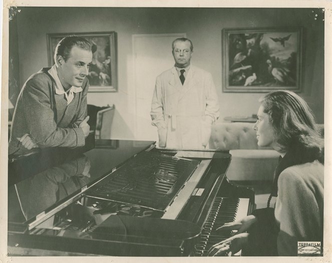 Hasse Ekman, Erik Berglund, Viveca Lindfors