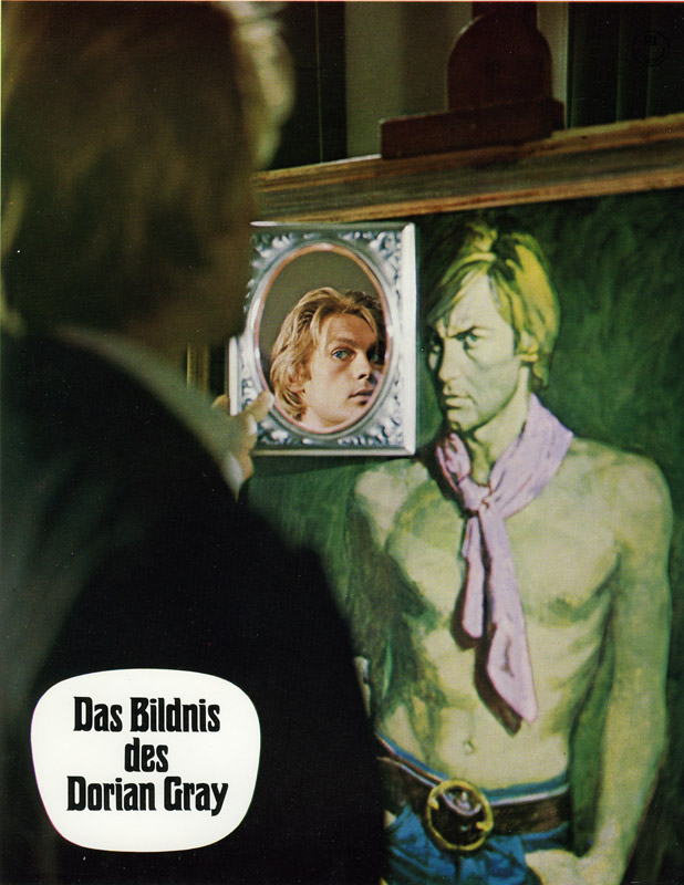 Das Bildnis des Dorian Gray - Lobbykarten - Helmut Berger