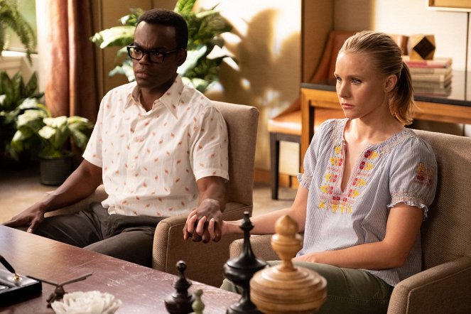 The Good Place - The Worst Possible Use of Free Will - Van film - William Jackson Harper, Kristen Bell