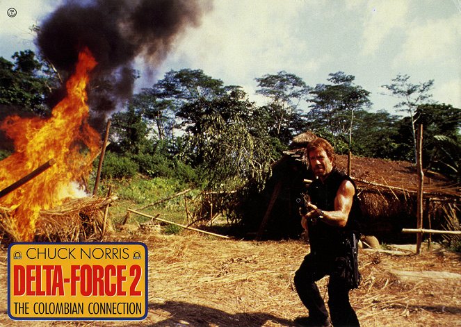 Delta Force 2: The Colombian Connection - Lobby karty - Chuck Norris