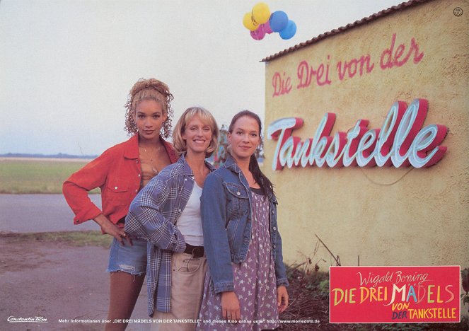 Die drei Mädels von der Tankstelle - Lobbykarten - Carol Campbell, Anya Hoffmann, Franka Potente