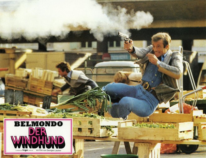 Der Windhund - Lobbykarten - Jean-Paul Belmondo